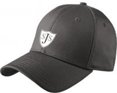 Structured Stretch Cotton Cap, Graphite